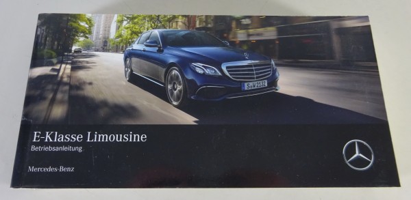 Betriebsanleitung / Handbuch Mercedes E-Klasse W213 Limousine Stand 09/2017