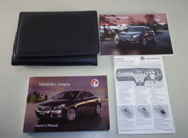 Owner's Manual + Wallet Opel / Vauxhall Insignia A from 2009