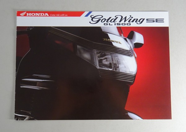 Prospekt / Broschüre Honda Goldwing GL 1500 SE Stand 1991