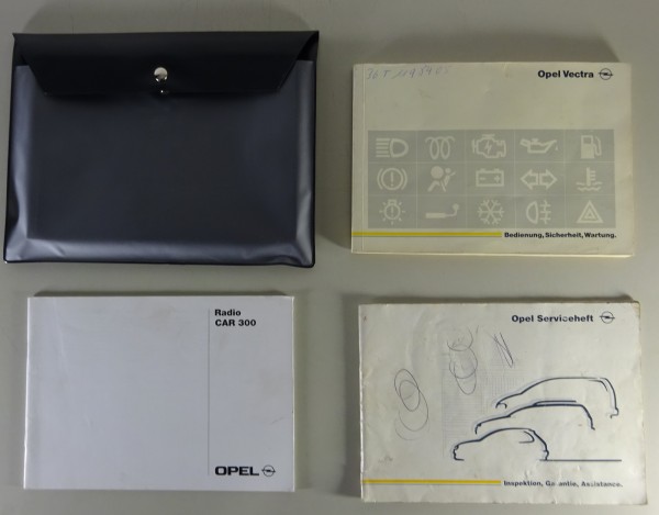 Bordmappe + Betriebsanleitung / Bedienungsanleitung Opel Vectra B von 02/1996