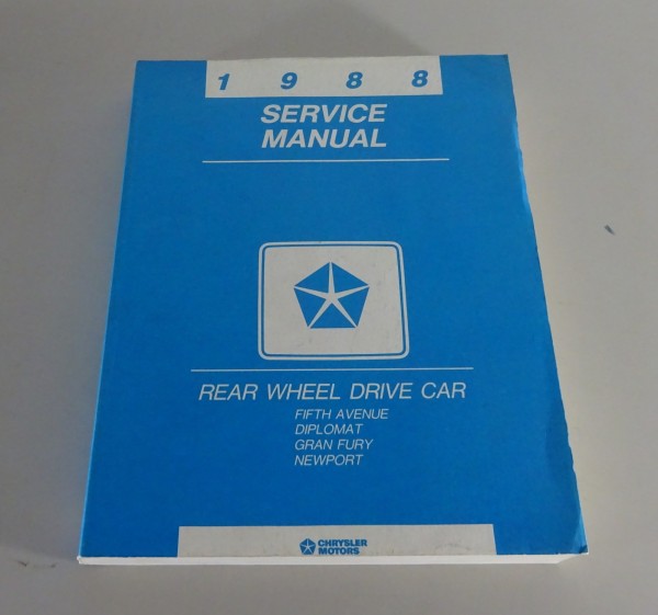 Workshop Manual / Service Manual Chrysler / Dodge / Plymouth from 1988