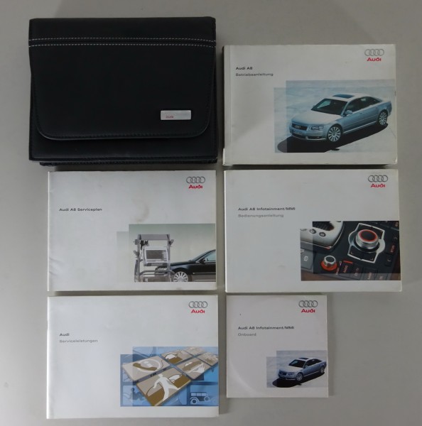 Bordmappe + Betriebsanleitung / Handbuch Audi A8 Typ D3 / 4E Stand 11/2004