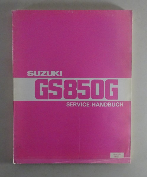 Werkstatthandbuch Suzuki GS 850 G von 02/1979