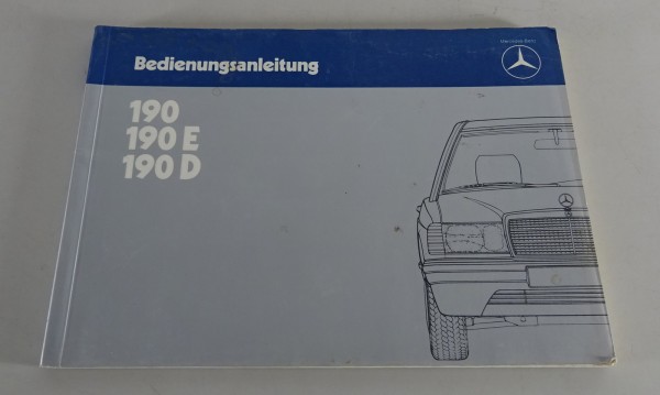 Betriebsanleitung / Handbuch Mercedes Benz W201 190 / E / D Diesel Stand 03/1984