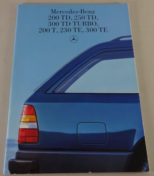 Prospekt / Broschüre Mercedes Benz T-Modelle 200 TD / 250 TD usw. Stand 10/1985
