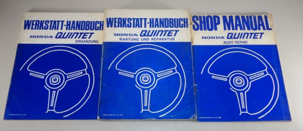 Werkstatthandbuch + Nachträge Honda Quintet 1980 - 1985