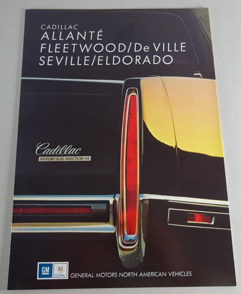 Prospekt Cadillac Allanté / Fleetwood / De Ville / Seville / Eldorado | Deutsch