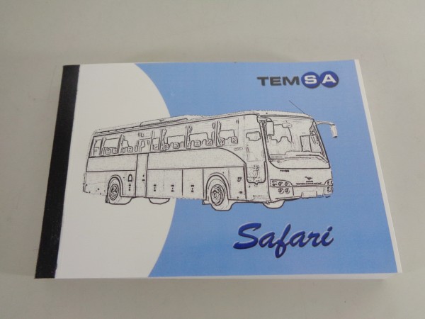 Betriebsanleitung / Handbuch Temsa Safari Bus