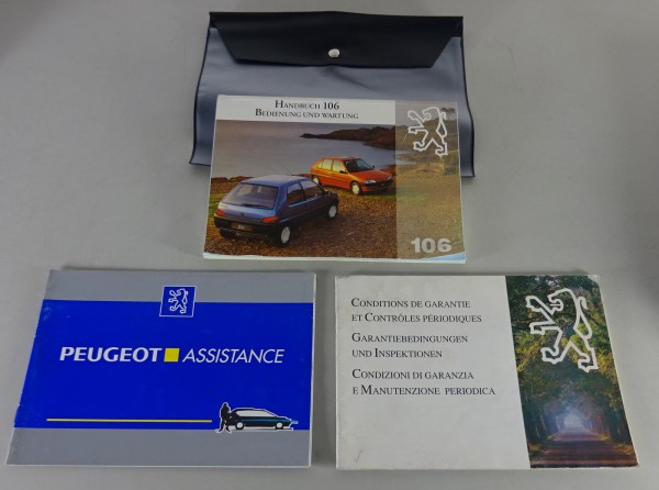 Bordmappe + Betriebsanleitung / Handbuch Peugeot 106 von 05/1995