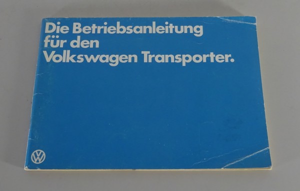 Betriebsanleitung / Handbuch VW Transporter / Bus T3 Luftkühler Stand 06/1981