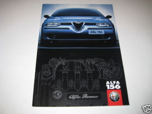 Prospekt Alfa Romeo 156 von 1999