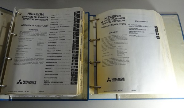 Werkstatthandbuch + Schaltpläne Mitsubishi Space Runner / Space Wagon ab 1991