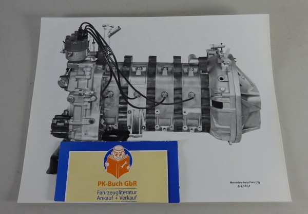 Pressefoto Mercedes-Benz 4-Scheiben-Wankelmotor des C111 - Stand 1970