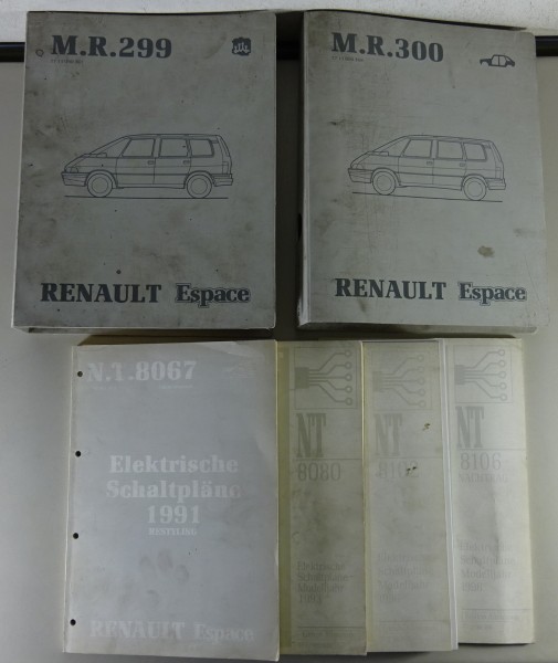 Werkstatthandbuch / Reparaturleitfaden Renault Espace J63 Konvolut Bj.:1991 - 96