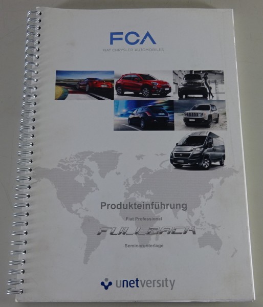 Schulungsunterlage / Produkteinführung Fiat Fullback Pickup Stand 05/2016
