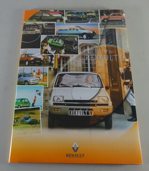Pressemappe / Pressemitteilung 30 Jahre Renault R5 von 05/2002
