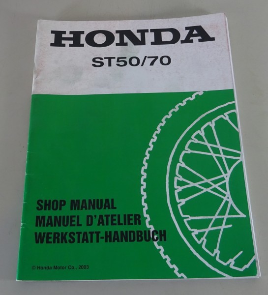 Werkstatthandbuch Ergänzung Honda DAX ST 50 / ST 70 Stand 2003