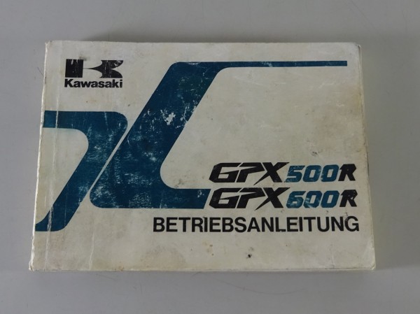 Betriebsanleitung / Kawasaki GPX 500 R / GPX 600 R Stand 10/1988