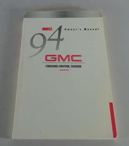 Owner´s Manual / Handbook GMC Truck Forward Control Chassis Stand 1994