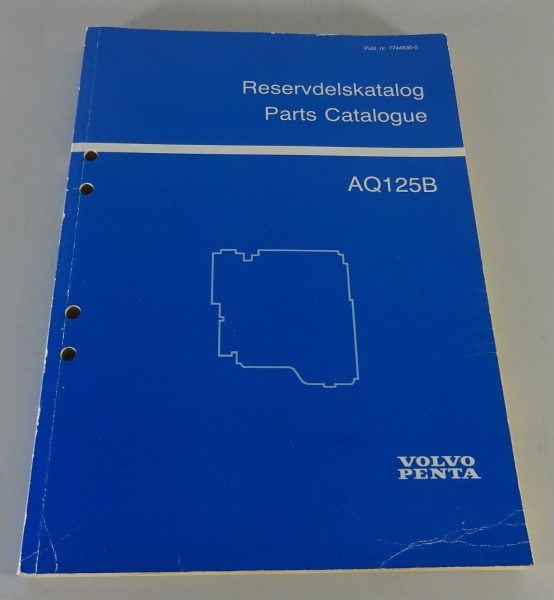 Parts Catalog / Reservdelskatalog Volvo Penta Final Edition Engine AQ125B 4/1989