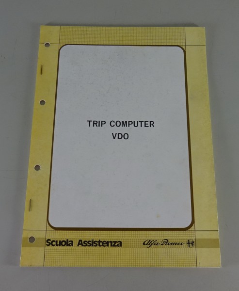 Werkstatthandbuch Alfa Romeo Trip Computer VDO verbaut in 33, 75 etc. v. 1985/86