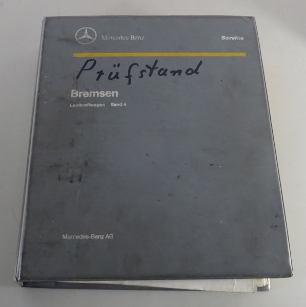 Werkstatthandbuch Mercedes-Benz Nutzfahrzeuge Bremsen Band 4 ab 1991