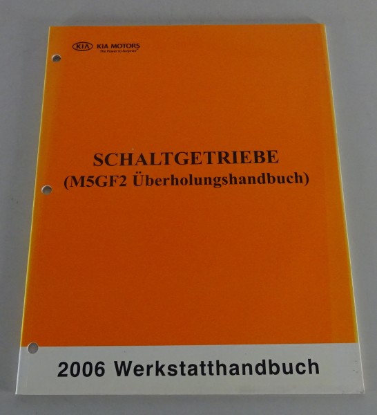 Werkstatthandbuch Kia Schaltgetriebe M5GF2 von 2006