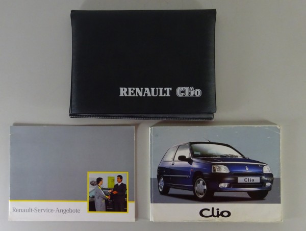 Bordmappe mit Betriebsanleitung / Handbuch Renault Clio Stand 06/1997