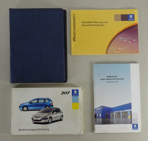 Bordmappe + Betriebsanleitung / Handbuch Peugeot 307 von 06/2003