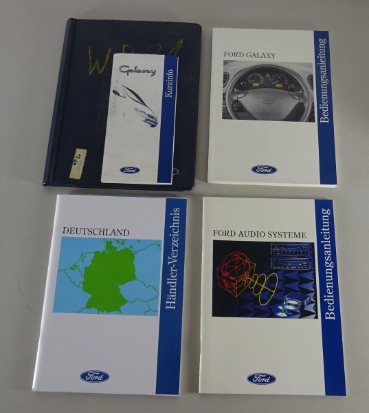 Bordmappe + Betriebsanleitung / Handbuch Ford Galaxy I Typ WGR Stand 12/1995