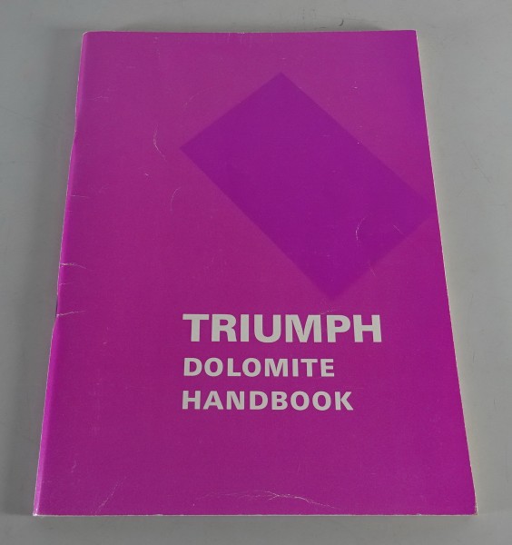 Owner´s Manual / Handbook Triumph Dolomite 1850 Stand 04/1975