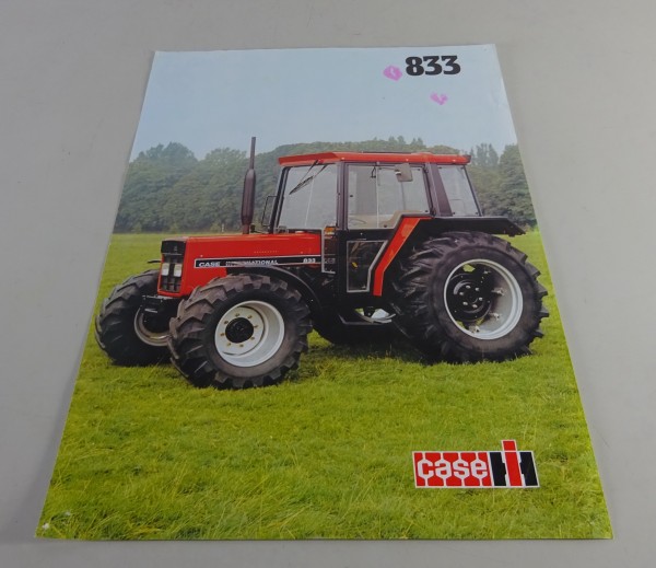 Prospekt/ Datenblatt Case IH 833 Allrad
