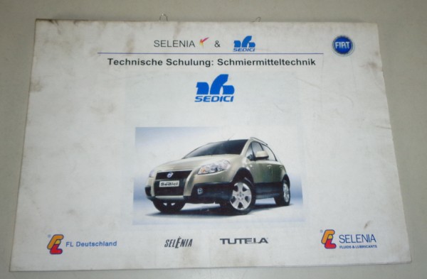 Schulungsunterlage Fiat Sedici Typ 198 Schmiermitteltechnik