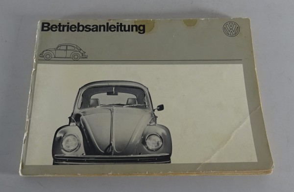 Betriebsanleitung / Handbuch VW Käfer 1300 / 1200 von 08/1970