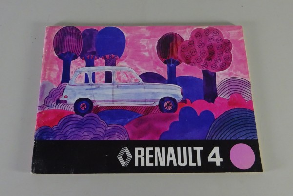 Betriebsanleitung Renault R4 Limousine / Break / Lieferwagen Stand 06/1975