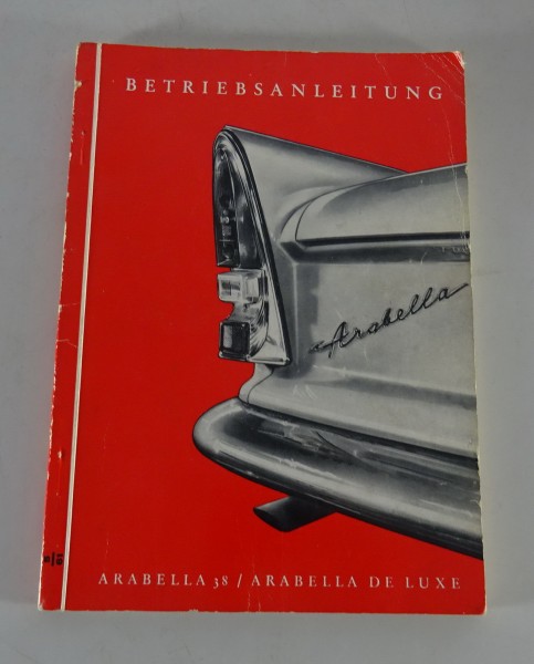 Betriebsanleitung / Handbuch Lloyd Arabella Stand 05/1961