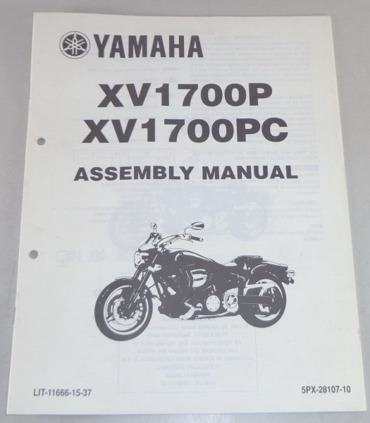 Montageanleitung / Set Up Manual Yamaha XV 1700 P / 1700 PC Stand 04/2003