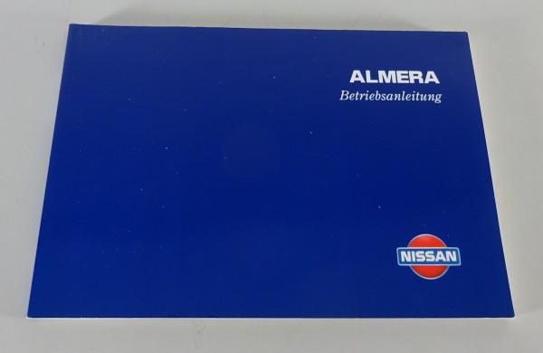 Betriebsanleitung / Handbuch Nissan Almera Typ N15 1. Generation Stand 02/1996