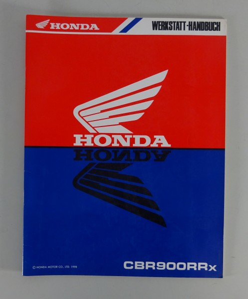 Werkstatthandbuch Ergänzung Honda CBR 900 RR Fireblade SC33 II Stand 1998