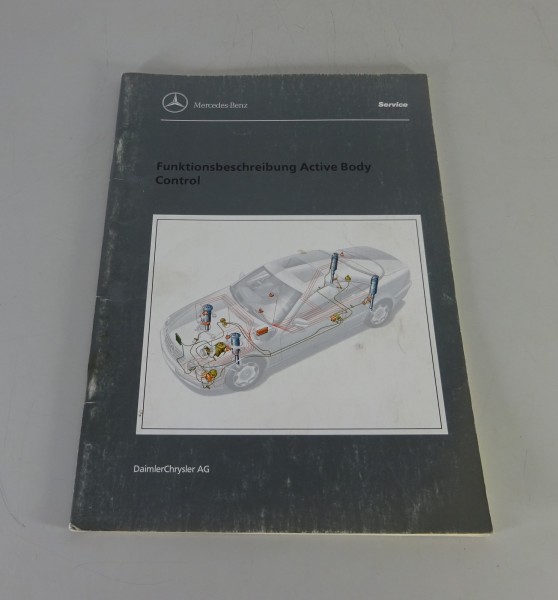 Werkstatthandbuch Einführung Mercedes Active Body Control C215 CL 500 + 600 1999