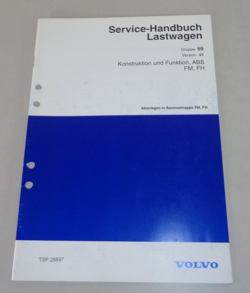 Werkstatthandbuch Volvo LKW FM / FH ABS von 1998