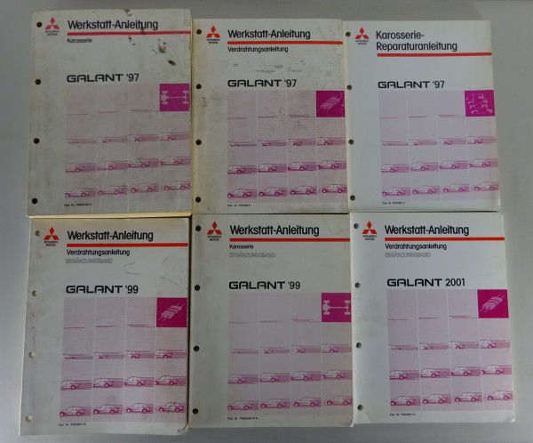 Werkstatthandbuch + Nachträge Mitsubishi Galant Typ EA0 1997 - 2001