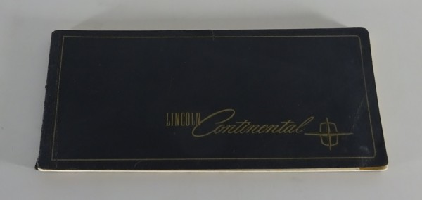 Owner´s Manual / Handbook Lincoln Continental from 1967