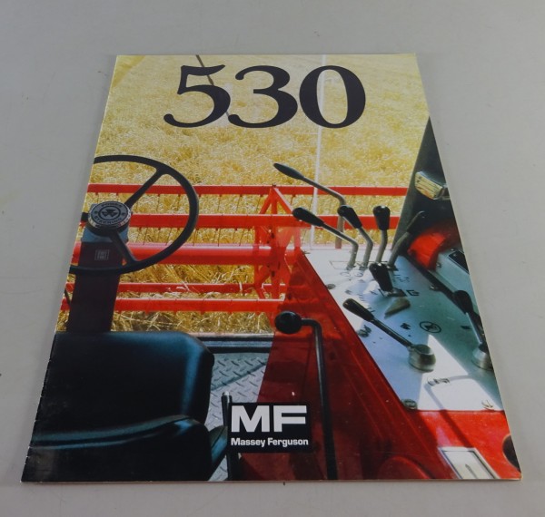 Prospekt / Broschüre Massey Ferguson Mähdrescher MF 530 Stand 02/1982