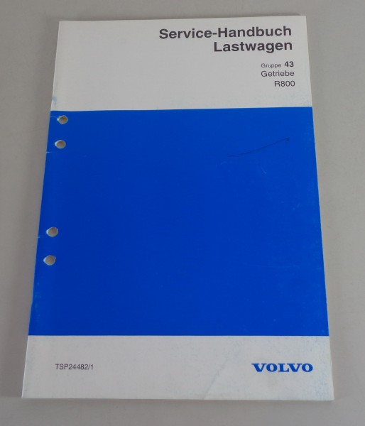 Werkstatthandbuch Volvo LKW Getriebe R800 von 1993