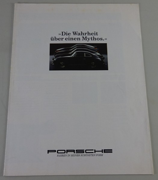 Prospekt Porsche 911 Typ 964 / 928 S4 / 944 S2 "Die Wahrheit über ein Mythos."