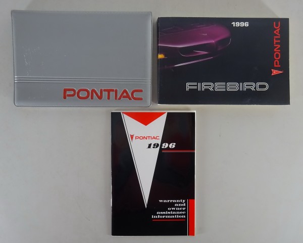 Wallet + Owner´s Manual / Handbook Pontiac Firebird from 1996