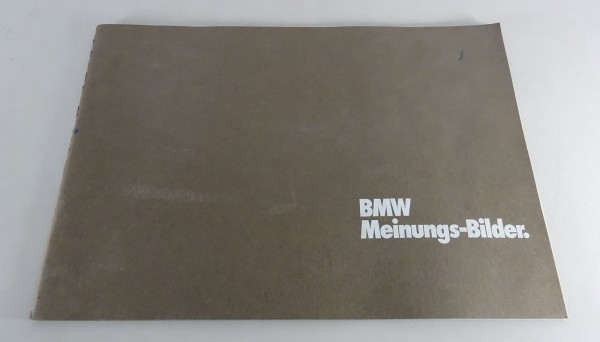 Großprospekt / Meinungs-Bilder BMW 7er E23 733i / 6er E24 635 CSi Stand 05/1982