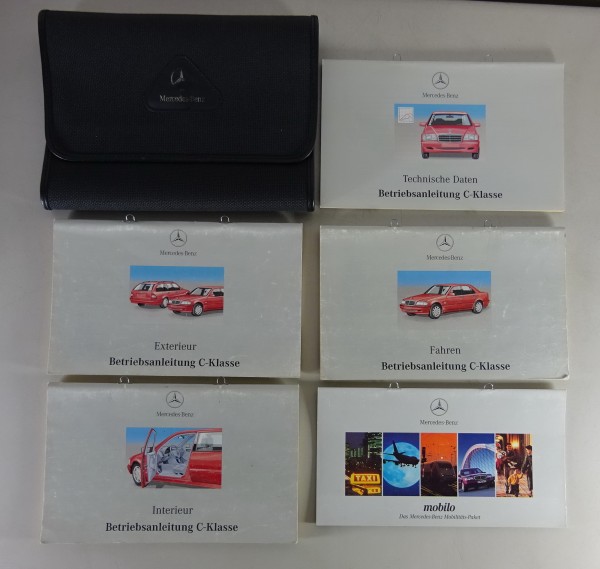 Bordmappe + Betriebsanleitung Mercedes-Benz C-Klasse W202 + AMG Stand 06/1998