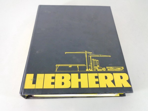 Betriebsanleitung + Teilekatalog Liebherr Turmdrehkran 80 HC Stand 04/1983